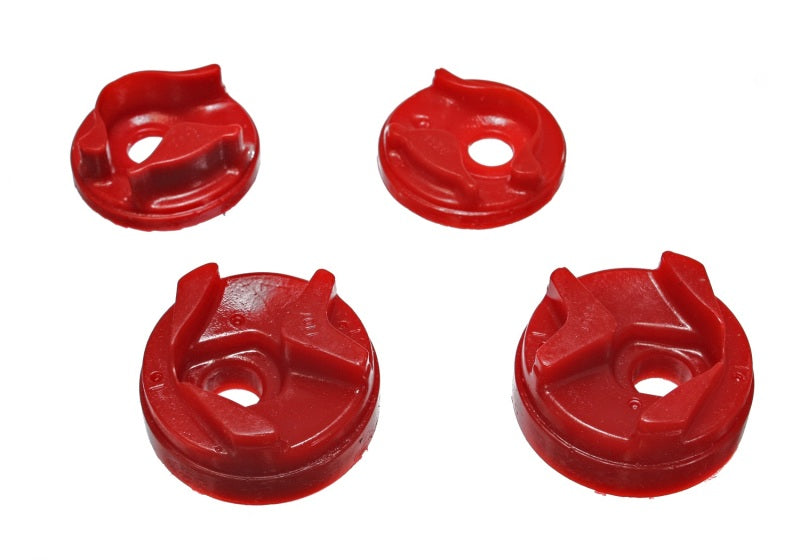 Energy Suspension 02-03 Nissan Sentra/200SX Red Motor Mount Insert Set (w/ Spec V 2.5L engine manua