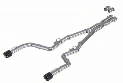 MBRP 2015-2023 Charger 5.7L/6.2L/6.4L 3in Race Profile Cat-Back w/Dual Carbon Fiber Tips T304 SS Exhaust | S71183CF