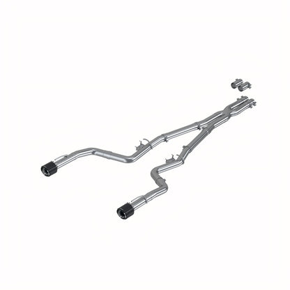 MBRP 2015-2023 Charger 5.7L/6.2L/6.4L 3in Race Profile Cat-Back w/Dual Carbon Fiber Tips T304 SS Exhaust | S71183CF