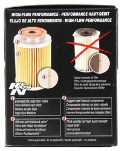 K&N Oil Filter | M20 X 1.5-6H Thread | HP-1004