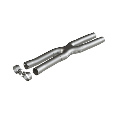 MBRP 2015-2026 Ford Mustang GT 2.5in Resonator Delete X-Pipe - AL | S7213AL