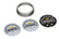 X-Series Fluid Pressure Gauge Accessory Kit Silver Bezel and Black Fuel Pressure Faceplate White Oil and Fuel Pressure Faceplates AEM Electronics