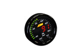 X-Series Temperature Gauge Kit 100-300F/40-150C Black Bezel and Black Water Faceplate AEM Electronics