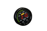 X-Series Temperature Gauge Kit 100-300F/40-150C Black Bezel and Black Water Faceplate AEM Electronics