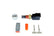 DTM-Style Air Temp Sensor Kit -20C to 150C / -4F to 302F 1/8 Inch NPT Aluminum Bung, Connector, and Pins AEM Electronics