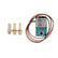 Boost Control Solenoid Kit 2 x 1/8 Inch NPT to 3/16 Inch Barb Adapter and Muffler AEM Electronics