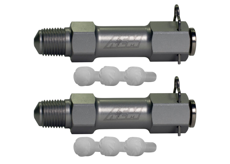 V3 Water/Methanol HD Injector Kit Includes 2 Complete Injector Assemblies and 2 sets of Swirl Generators AEM Electronics