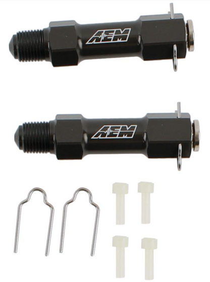 V3 Water/Methanol HD Injector Kit Includes 2 Complete Injector Assemblies and 2 sets of Swirl Generators AEM Electronics