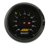 Classic Boost Display Gauge Kit Reads from -30 to 35 PSI AEM Electronics