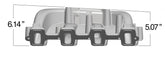 Dual Plane Carbureted Intake GM LS3/L92 All GM LS Gen III or IV Engines Equipped with LS3/LS92 Style Rectangular Port Cylinder Heads Holley