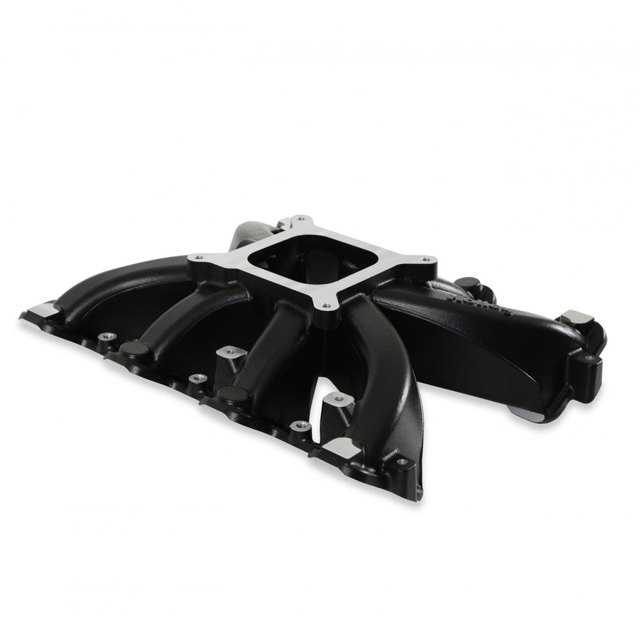Single Plane Intake GM LS1/LS2/LS6 Black Ceramic Coated, Carbureted Single Plane Intake Manifold Fits All GM LS Gen III or IV Engines Equipped with LS1/LS2/LS6 Style Cathedral Port Cylinder Heads Holley