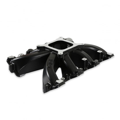 Single Plane Intake GM LS1/LS2/LS6 Black Ceramic Coated, Carbureted Single Plane Intake Manifold Fits All GM LS Gen III or IV Engines Equipped with LS1/LS2/LS6 Style Cathedral Port Cylinder Heads Holley