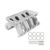 Hi-Ram Lower Manifold GM LS3/L92 Carbureted Base Only (plenum-Top-Mounting Fabrication Flange Available) Holley