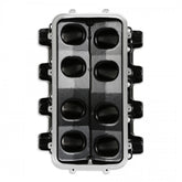 Hi-Ram Lower Manifold GM LS1/LS2/LS6-Black LS1/LS2/LS6 Cathedral Port Carbureted Base Only (plenum-Top-Mounting Fabrication Flange Available) Holley