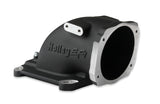 Holley EFI EFI Throttle Body Intake Elbow 4150 - Fits GM LS Throttle Bodies-Black Finish 300-240BK