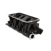 Black 351W Ford Hi-Ram Carbureted Manifold Base Black Ford 351W (9.5 Deck) Ford Hi-Ram Intake Manifold Base Holley