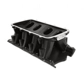 Black 351W Ford Hi-Ram Carbureted Manifold Base Black Ford 351W (9.5 Deck) Ford Hi-Ram Intake Manifold Base Holley