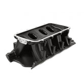 Black 351W Ford Hi-Ram Carbureted Manifold Base Black Ford 351W (9.5 Deck) Ford Hi-Ram Intake Manifold Base Holley