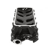 Black 351W Ford Hi-Ram Carbureted Manifold Base Black Ford 351W (9.5 Deck) Ford Hi-Ram Intake Manifold Base Holley