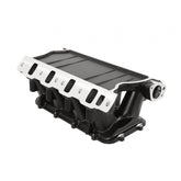 Black 351W Ford Hi-Ram Carbureted Manifold Base Black Ford 351W (9.5 Deck) Ford Hi-Ram Intake Manifold Base Holley