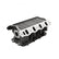 Black 351W Ford Hi-Ram Carbureted Manifold Base Black Ford 351W (9.5 Deck) Ford Hi-Ram Intake Manifold Base Holley