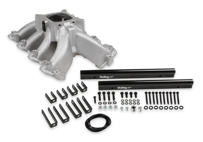 Single Plane EFI Split-Design Race Intake Manifold- GM LS1/LS2/LS6 EFI Single Plane Split-Design Race Intake Manifold Fits All GM LS Gen III or IV Engines Equipped with LS1/LS2/LS6 Style Cathedral Port Cylinder Heads Holley