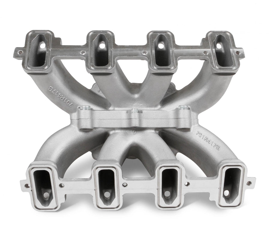 Single Plane EFI Split-Design Race Intake Manifold- GM LS1/LS2/LS6 EFI Single Plane Split-Design Race Intake Manifold Fits All GM LS Gen III or IV Engines Equipped with LS1/LS2/LS6 Style Cathedral Port Cylinder Heads Holley