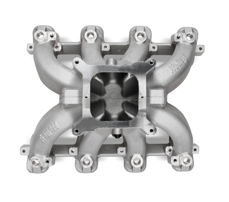 Single Plane EFI Split-Design Race Intake Manifold- GM LS1/LS2/LS6 EFI Single Plane Split-Design Race Intake Manifold Fits All GM LS Gen III or IV Engines Equipped with LS1/LS2/LS6 Style Cathedral Port Cylinder Heads Holley