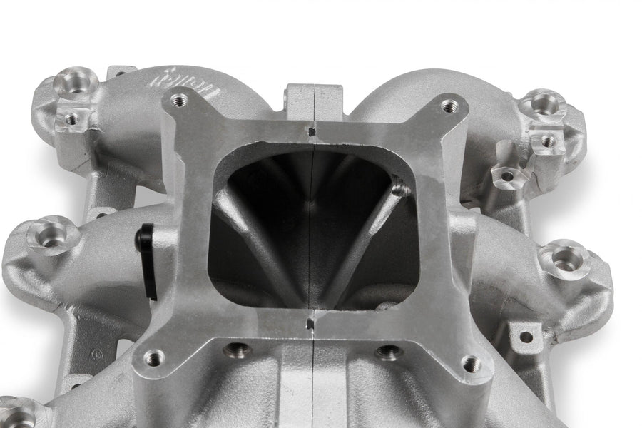 Single Plane EFI Split-Design Race Intake Manifold- GM LS1/LS2/LS6 EFI Single Plane Split-Design Race Intake Manifold Fits All GM LS Gen III or IV Engines Equipped with LS1/LS2/LS6 Style Cathedral Port Cylinder Heads Holley