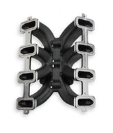 Single Plane Split-Design Race Intake Manifold- GM LS1/LS2/LS6- Black Carbureted Single Plane Split-Design Race Intake Manifold Fits All GM LS Gen III or IV Engines Equipped with LS1/LS2/LS6 Style Cathedral Port Cylinder Heads Holley