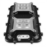 Mid-Rise Plenum Base Adapter Kit Black Mid-Rise Plenum Base Adapter Kit GM LS1/LS2/LS6 Black Holley