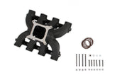 Single Plane Split-Design Race Intake Manifold- GM LS3/L92- Black -4150 Carbureted Single Plane Split-Design Race Intake Manifold Fits All GM LS Gen III or IV Engines Equipped with LS3/L92 Style Cylinder Heads Holley