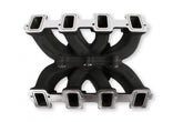 Single Plane Split-Design Race Intake Manifold- GM LS3/L92- Black -4150 Carbureted Single Plane Split-Design Race Intake Manifold Fits All GM LS Gen III or IV Engines Equipped with LS3/L92 Style Cylinder Heads Holley