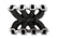 Single Plane Split-Design Race Intake Manifold- GM LS3/L92- Black -4150 Carbureted Single Plane Split-Design Race Intake Manifold Fits All GM LS Gen III or IV Engines Equipped with LS3/L92 Style Cylinder Heads Holley