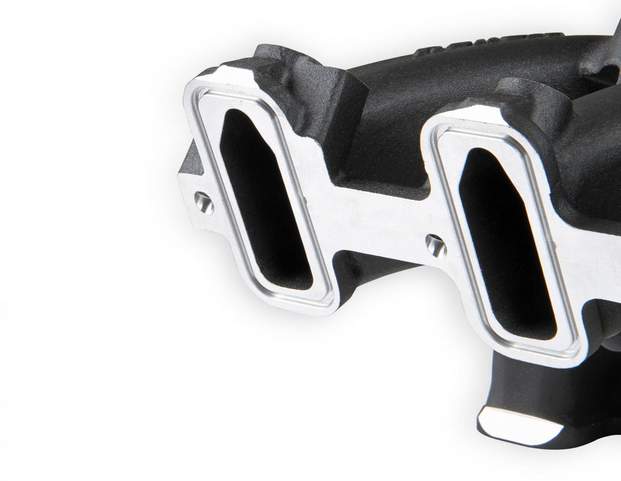 Single Plane EFI 4500 Split-Design Race Intake Manifold- GM LS1/LS2/LS6 Black Finish with Fuel Rails Holley