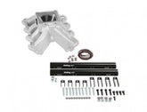 Single Plane EFI 4500 Split-Design Race Intake Manifold- GM LS1/LS2/LS6 Cast Finish with Fuel Rails Holley