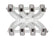 Single Plane EFI 4500 Split-Design Race Intake Manifold- GM LS1/LS2/LS6 Cast Finish with Fuel Rails Holley