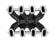 Single Plane 4500 Carbureted Split-Design Race Intake Manifold GM LS1/LS2/LS6 Fits GM LS1/LS2/LS6 Carbureted with Black Finish Holley