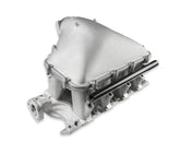 351W Ford Hi-Ram EFI Manifold with Side Mount Top 351W Ford Hi-Ram Intake Manifold with 95mm 1986-95 Ford 5.0 Throttle Body Flange Side Mount Top Holley
