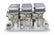 Tri-Power 3x2 SBC Intake and Carburetor Kit 350 CFM 2300 Shiny Gasoline Holley