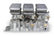 Tri-Power 3x2 SBC Intake and Carburetor Kit 350 CFM 2300 Shiny Gasoline Holley