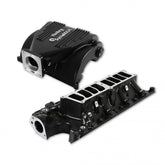 Systemax Intake Ford Small Block V8 Black Ceramic Coated EFI Intake Manifold 1986-1995 5.0L Upper and Lower E.O Legal Black Ceramic Coated Finish Holley