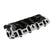Systemax Intake Ford Small Block V8 Black Ceramic Coated EFI Intake Manifold 1986-1995 5.0L Upper and Lower E.O Legal Black Ceramic Coated Finish Holley