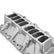 Systemax Lower Intake Ford Small Block V8 EFI Intake Manifold 1986-1995 5.0L Lower Only Shiny Finish Holley