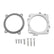 Throttle Body Adapter Ford 7.3L Low-Profile Intake Manifold GT500 Throttle Body Allows Fitment of a 2020-2023 Ford GT500 Throttle Body to Low-Profile 7.3L Godzilla Intake Manifold Holley