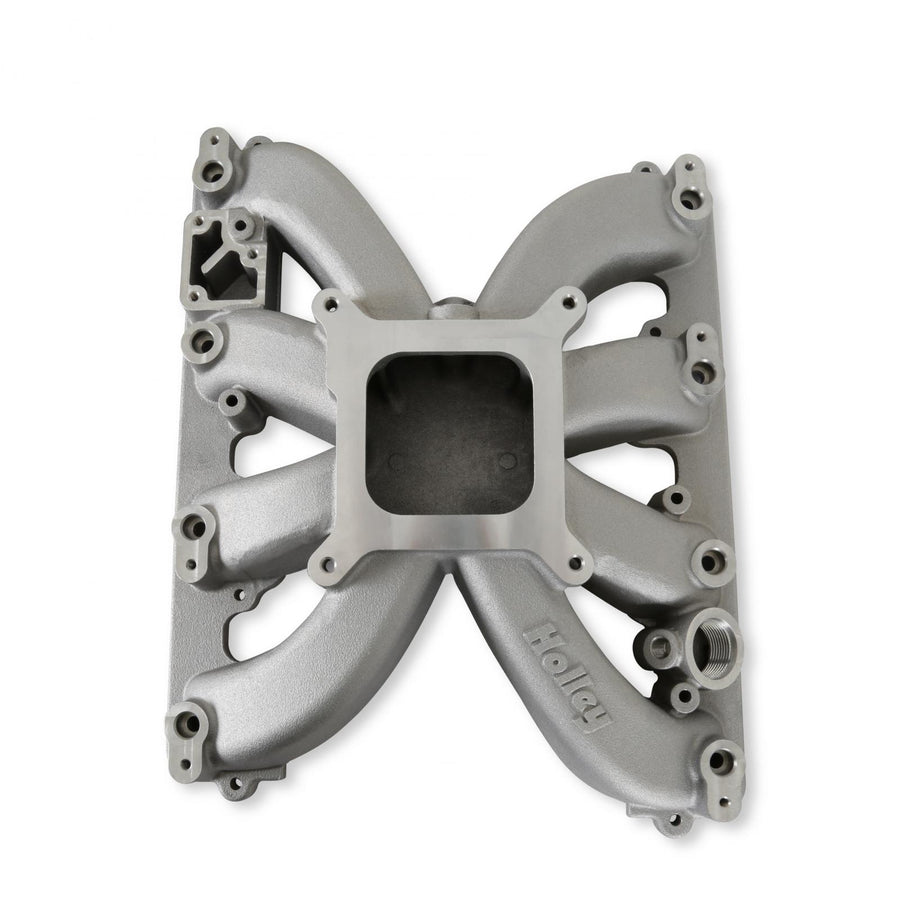 Single Plane Intake Manifold for Gen III Hemi, EFI Fits 2009-2023 5.7-liter, 2005-2010 6.1-liter and 2011-2023 6.4-liter Chrysler Gen III Hemi Engines Holley