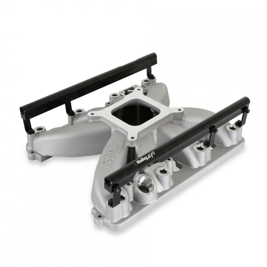 Single Plane Intake Manifold for Gen III Hemi, EFI Fits 2009-2023 5.7-liter, 2005-2010 6.1-liter and 2011-2023 6.4-liter Chrysler Gen III Hemi Engines Holley