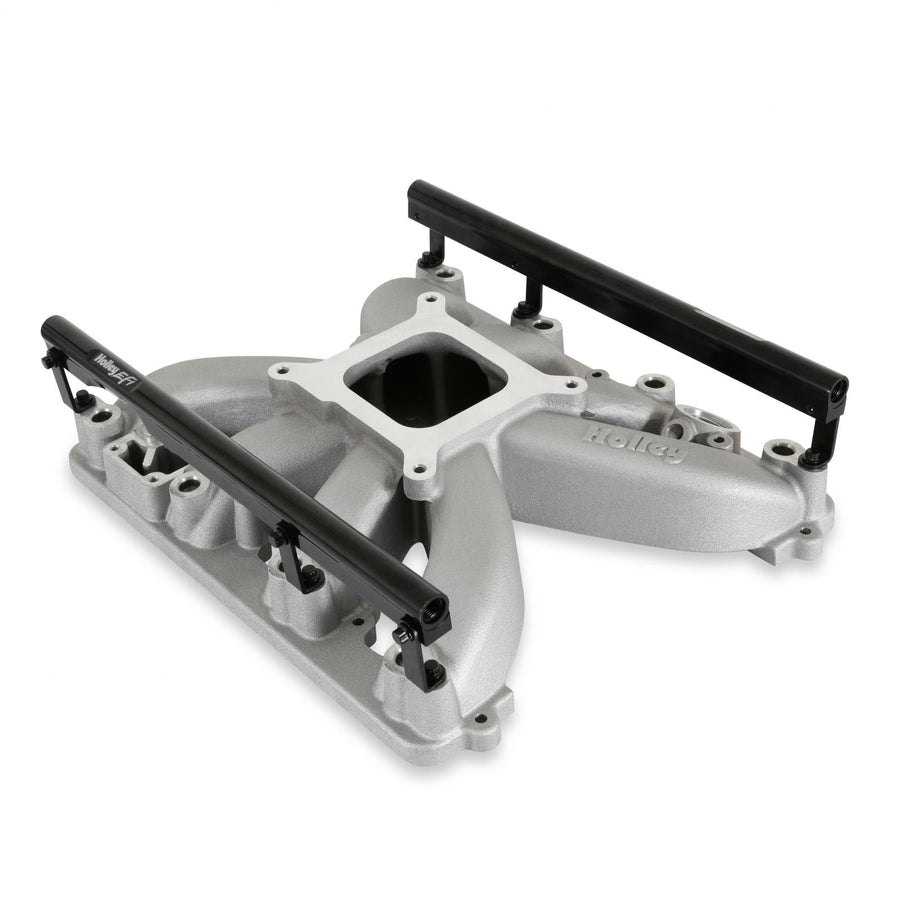 Single Plane Intake Manifold for Gen III Hemi, EFI Fits 2009-2023 5.7-liter, 2005-2010 6.1-liter and 2011-2023 6.4-liter Chrysler Gen III Hemi Engines Holley