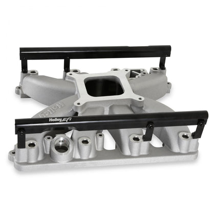 Single Plane Intake Manifold for Gen III Hemi, EFI Fits 2009-2023 5.7-liter, 2005-2010 6.1-liter and 2011-2023 6.4-liter Chrysler Gen III Hemi Engines Holley