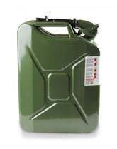 Jerry Can Green 5.3 Gallon 20 Liter Steel w/ Safety Cap and Spout Anvil Offroad